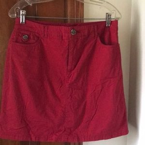 Red Skort
